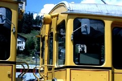 RhB (Rhätische Bahn), St. Moritz 15. July 2003